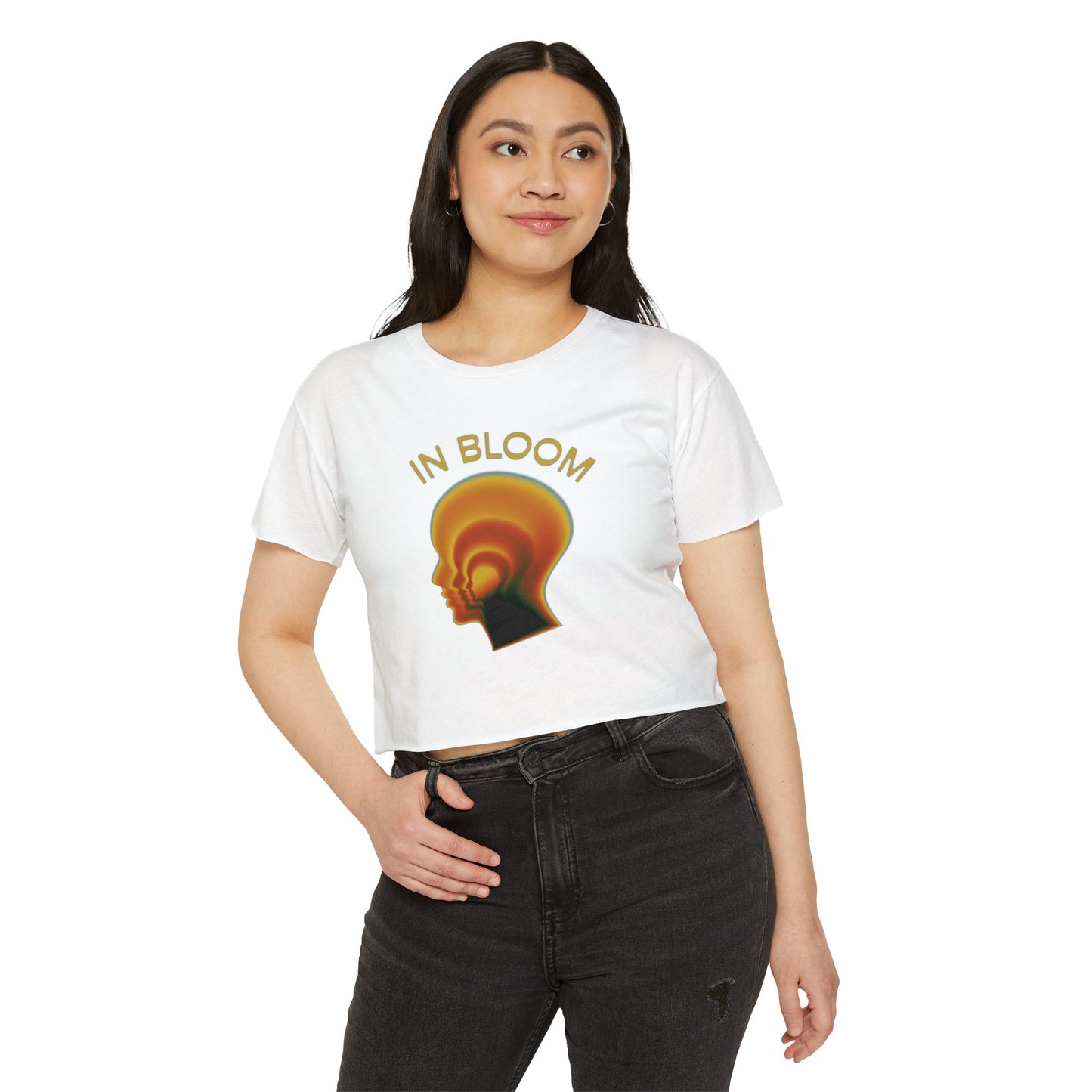 In Bloom Women's Festival Crop Top